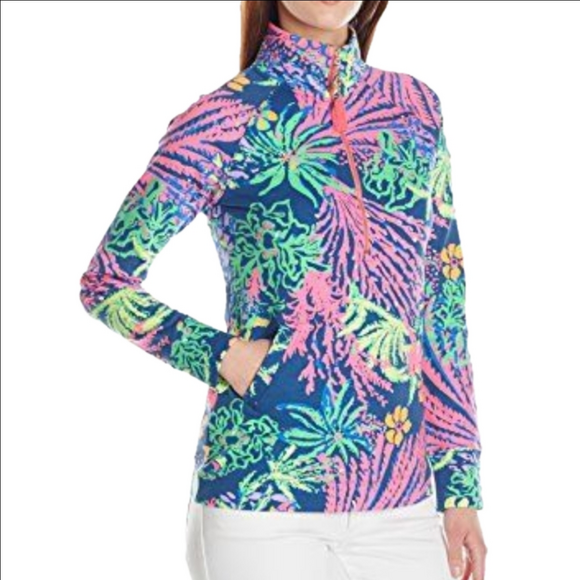 Lilly Pulitzer Women's UPF 50+ Skipper Popover All A Glow XXS - Picture 1 of 13